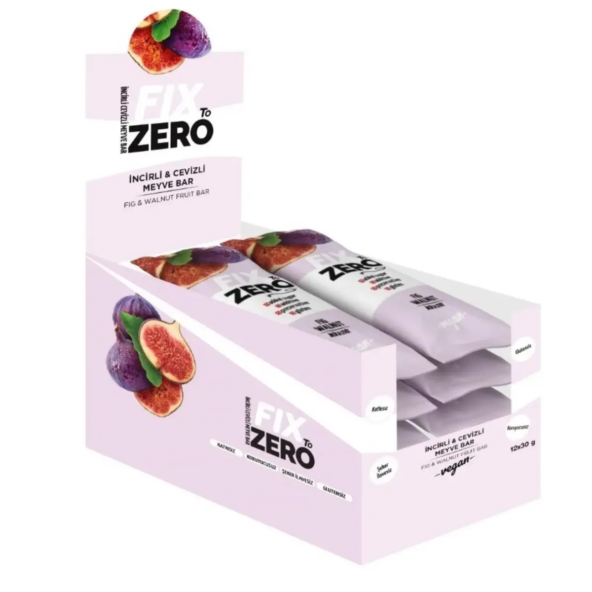 Fix To Zero İncirli Cevizli Meyve Barı 30gr 