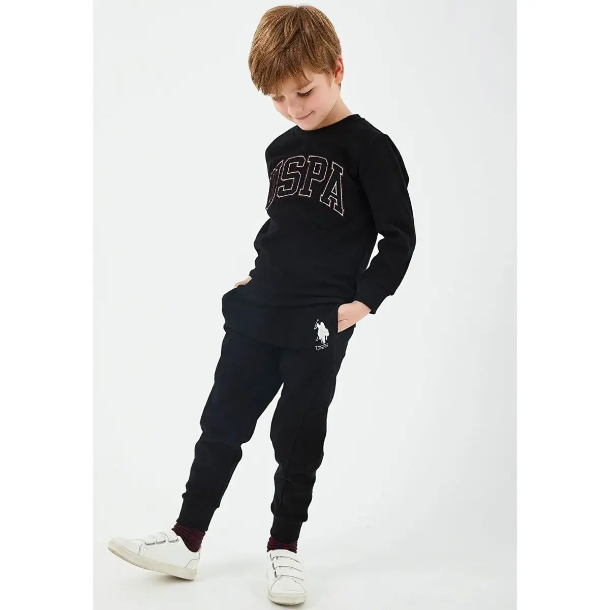 U.S. Polo Eşofman Takımı Siyah