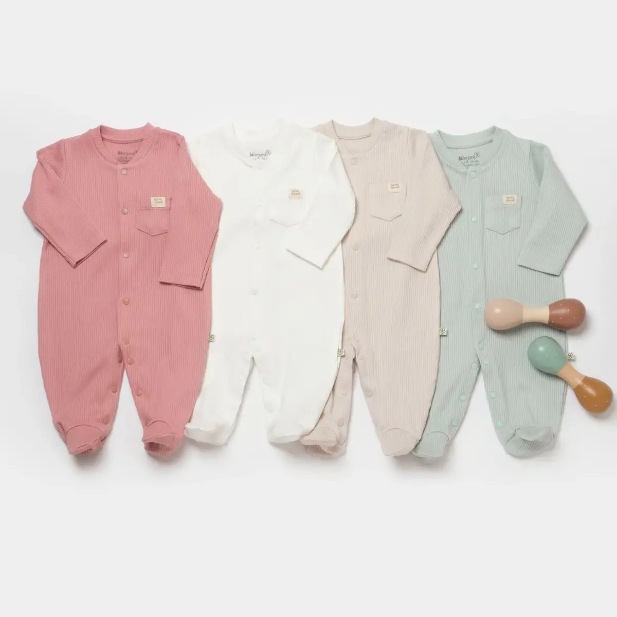 Bibaby Organik Salopet Modal Nature Relax Bej