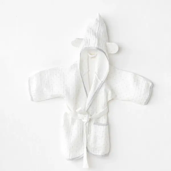 Andy Wawa Bebek Bornozu Wawa Boys Beyaz