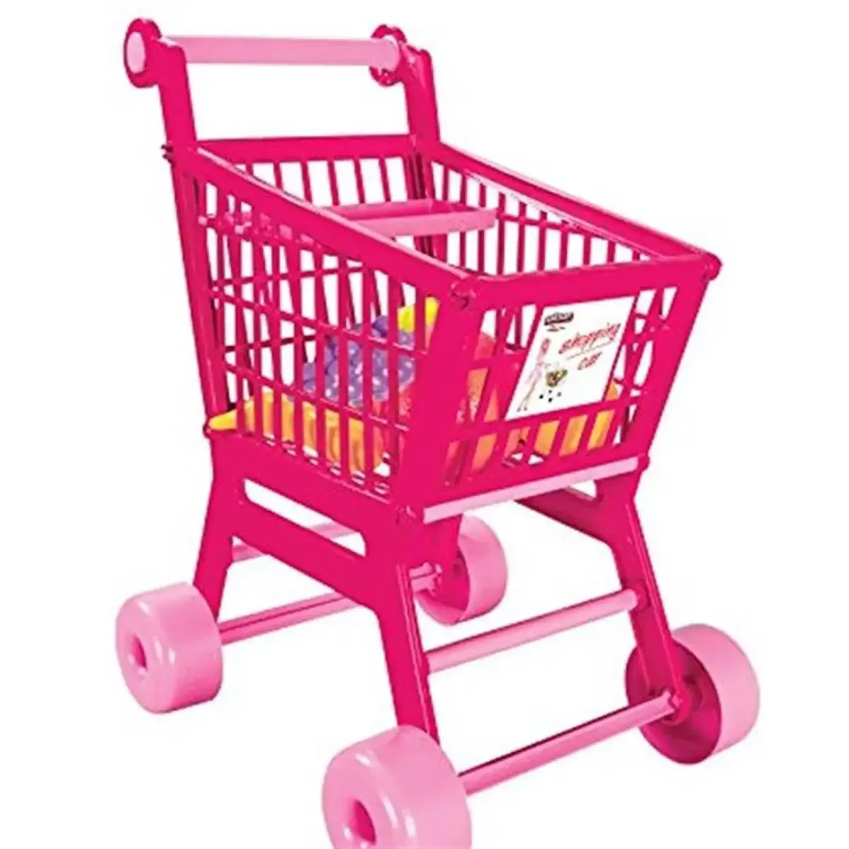 Pilsan Pratik Market Arabası Meyve Ve Sebzeler Pembe