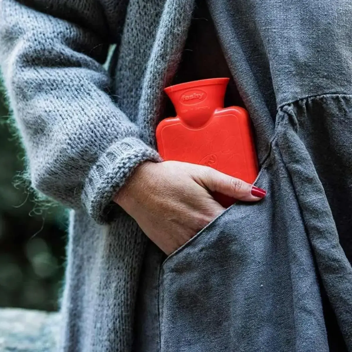 Fashy Termofor Cep Model Mavi