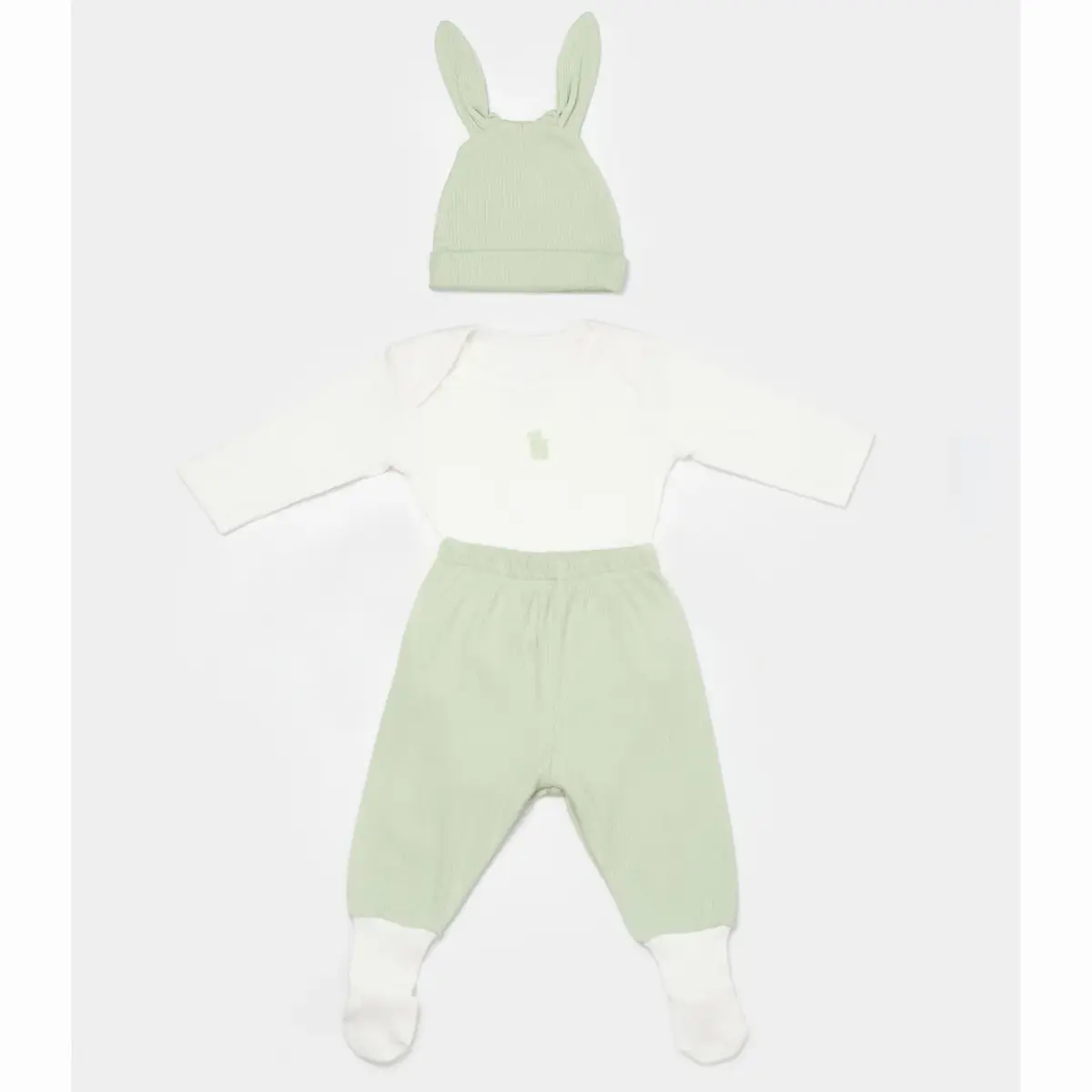 Bibaby Organik 3lü Takım Bunny Yeşil