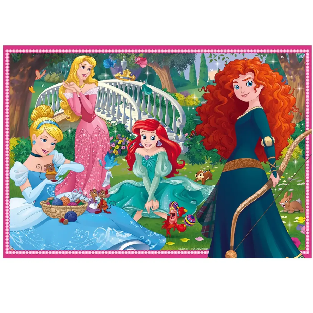 Ravensburger 2x12 Parçalı Puzzle WD Princess-076208