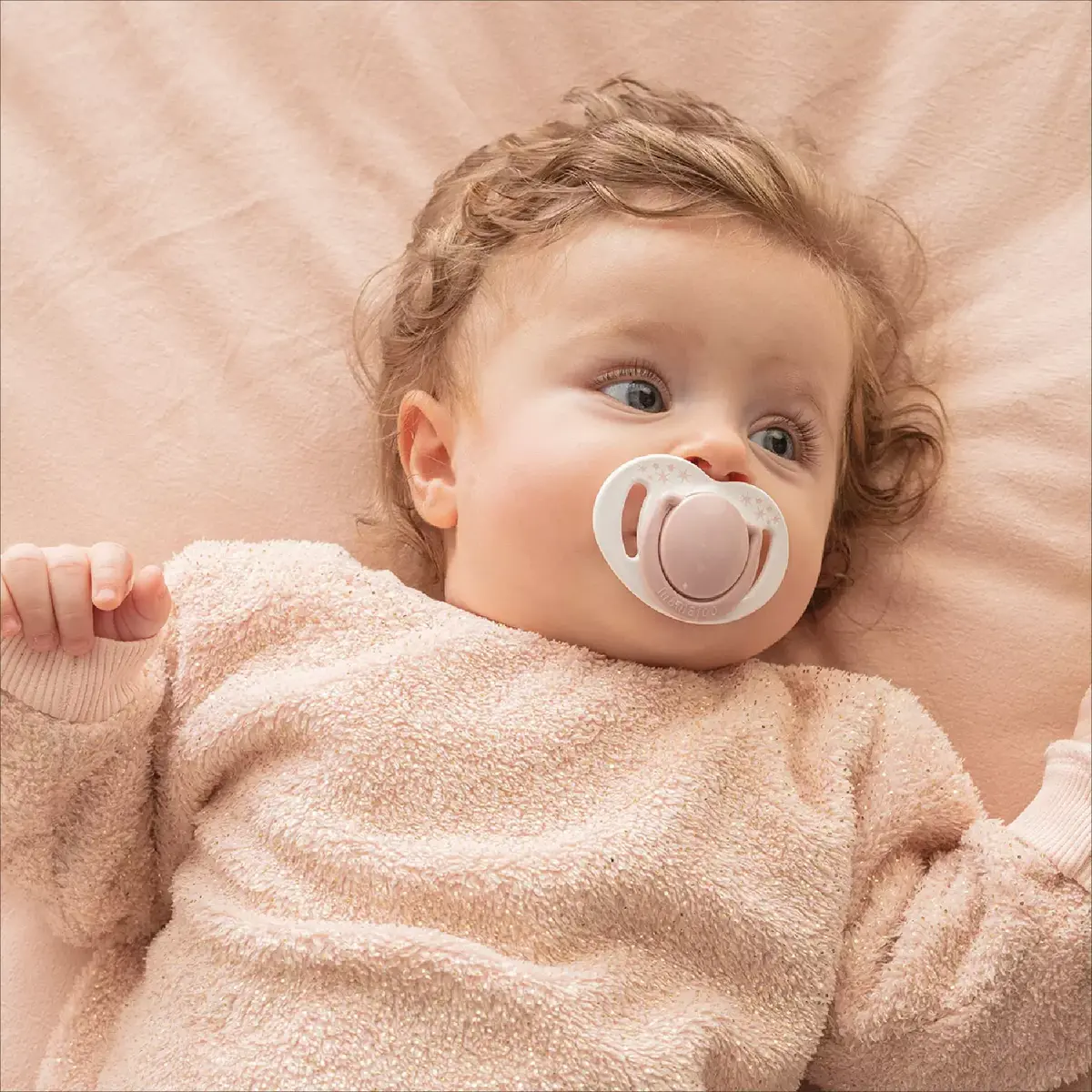 Mamajoo Silikon Emzik 2li & Sterilizasyon Saklama Kutusu 12+ Ay Powder Pink