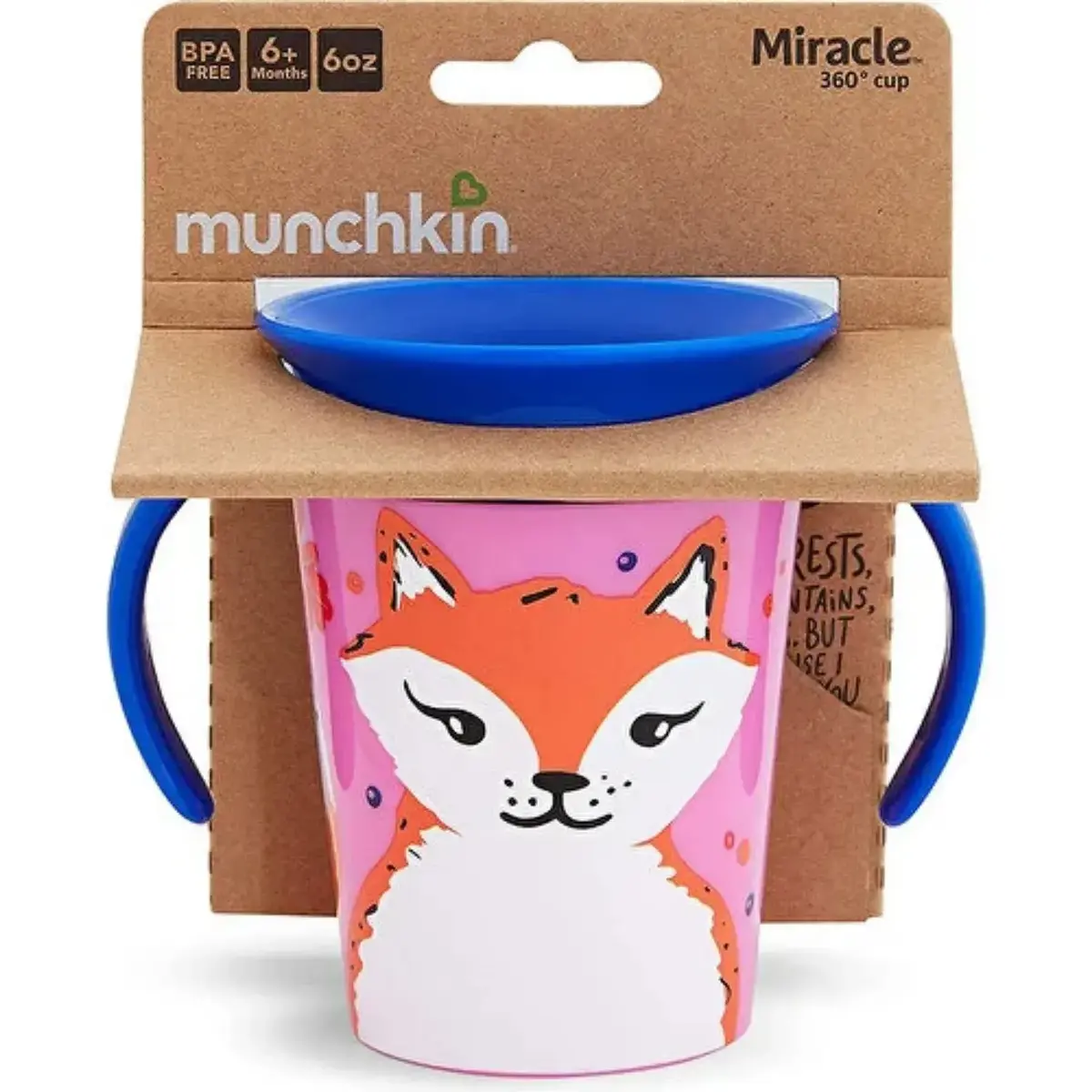 Munchkin Mucize 360 Alıştırma Bardağı Tilki 6ay+ 177 ml