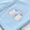 Bibaby Organik Yelek Hello New Penguins Mavi
