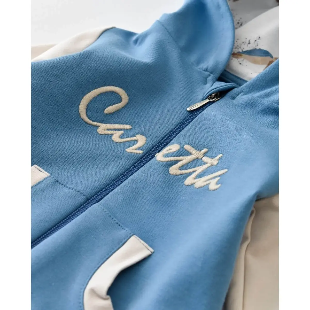 Bibaby Organik Tulum Fermuarlı Caretta In Live İndigo