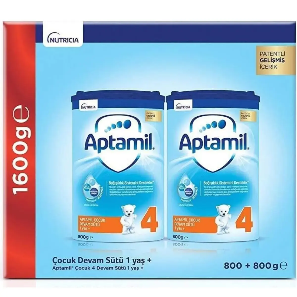 Aptamil 4 Devam Sütü 800 gr x2