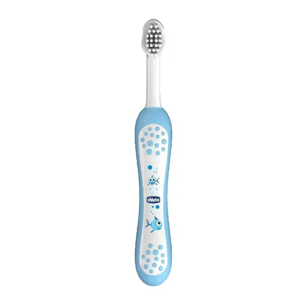 Chicco Bebek Diş Fırçası 6+ Ay Açık Mavi