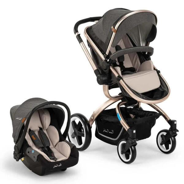 Pierre Cardin Legend Travel Sistem Bebek Arabası Füme