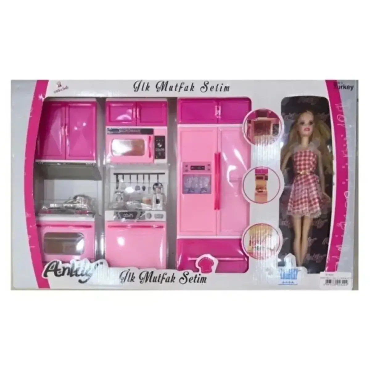 Anlily 4'lü İlk Mutfak Setim Bebekli