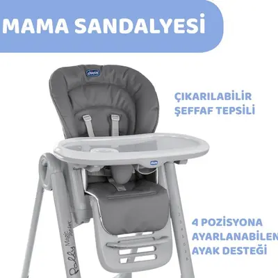 Chicco Polly Magic Relax Mama Sandalyesi Blue Passion