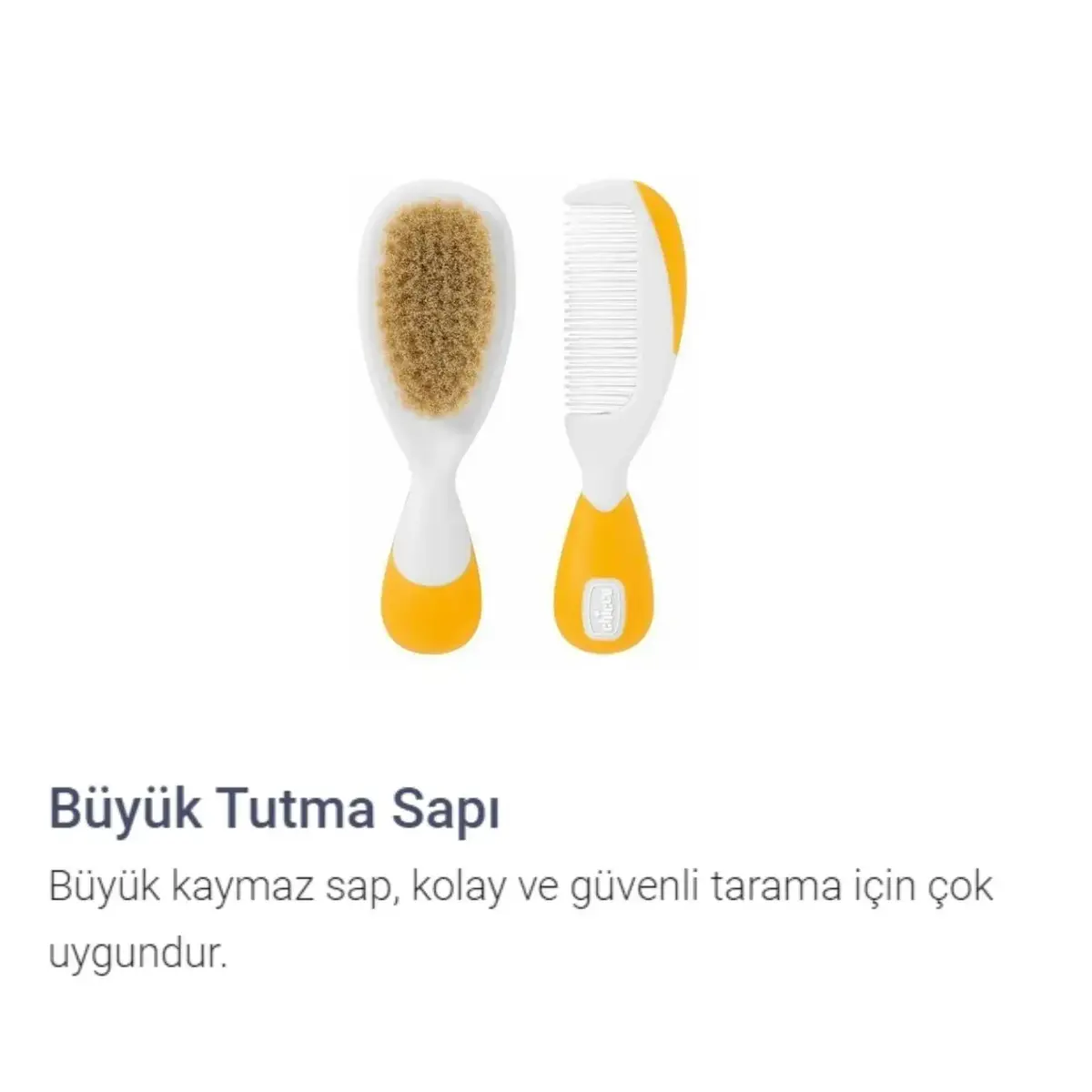 Chicco Fırça Tarak Seti Turuncu - Sarı\\\\