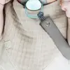 Bibaby Organik Fular Önlük Müslin 3lü Bistyle Kiremit - Bej - Hardal