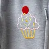 Winimo Eşofman Altı Cupcake Nakışlı Gri
