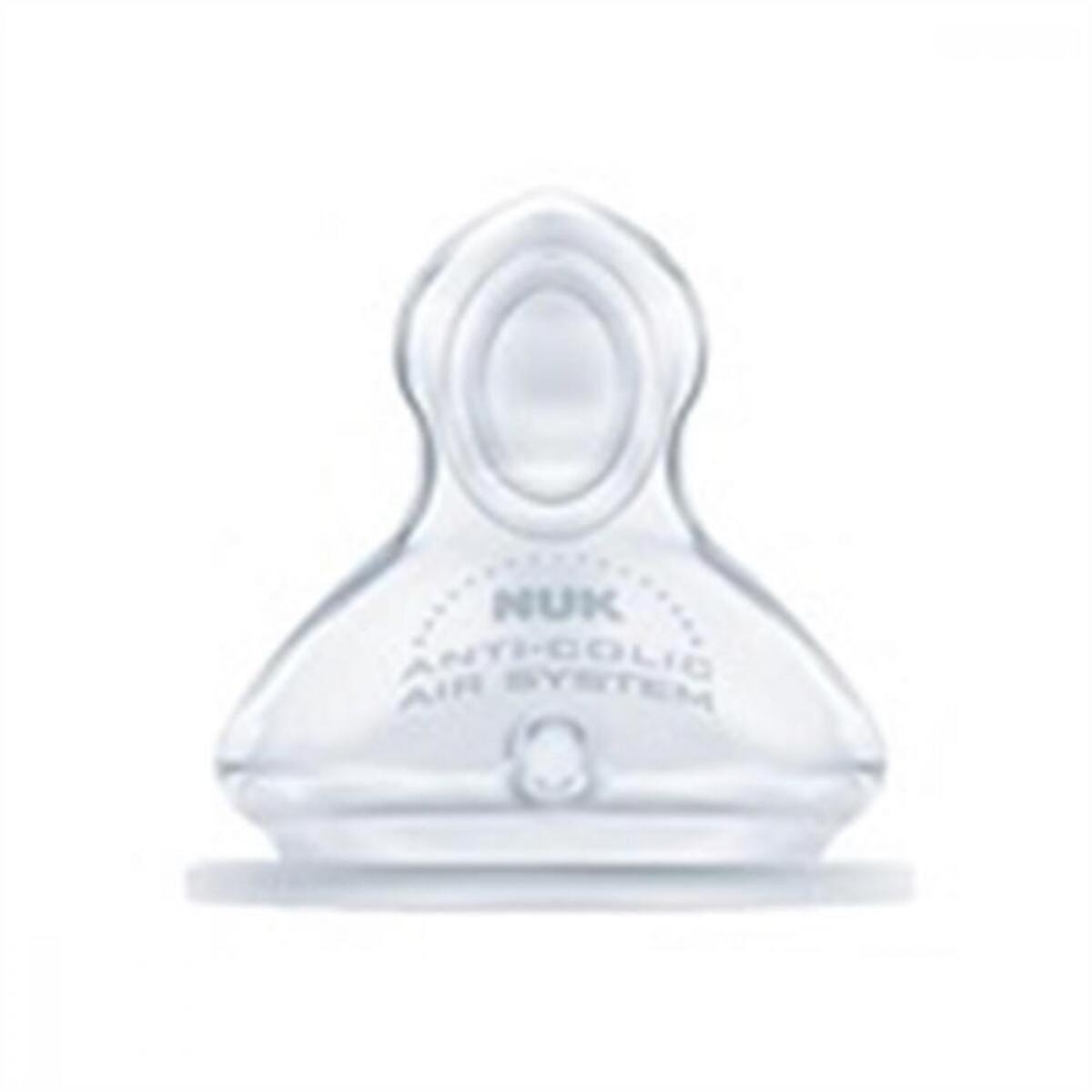 Nuk First Choice Plus Silikon Biberon Emziği 6+ Ay Orta Delik