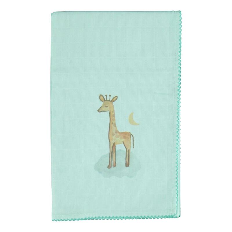 Bibaby Battaniye Müslin Hello Giraffe Mint