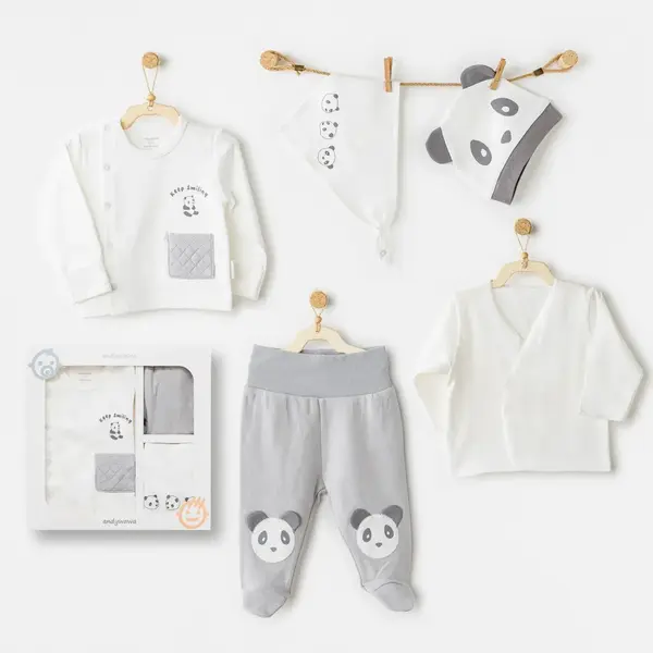 Andy Wawa Hastane Çıkışı 5li Keep Smiling Gri