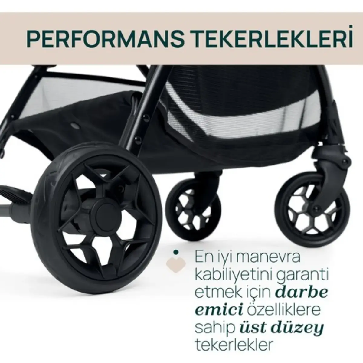 Chicco Glee Kabin Bebek Arabası Uneven Black