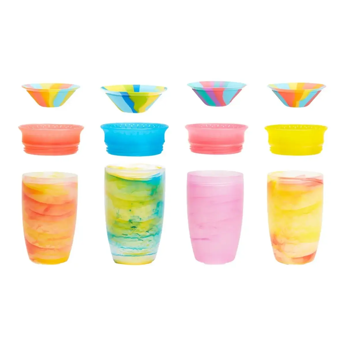 Munchkin Mucize 360° Tropical Alıştırma Bardağı 12ay+ 296ml Kırmızı