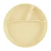 OiOi Vakum Tabanlı Silikon Tabak Porsiyon 6+ Ay Mellow Yellow
