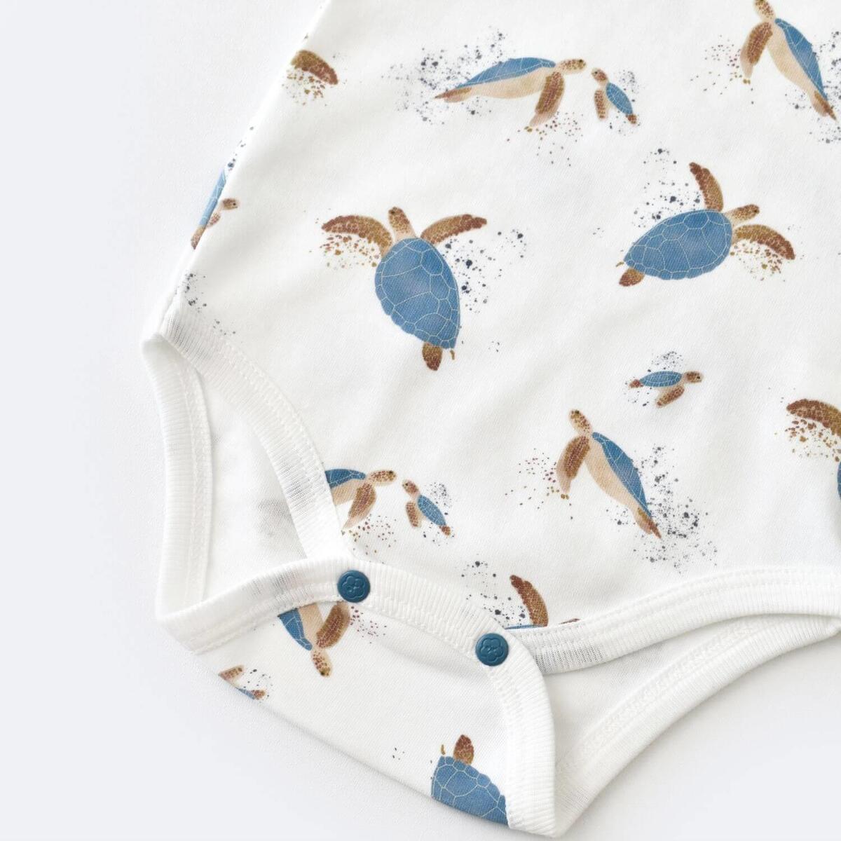 Bibaby Organik Tulum Takımı Tüllü Caretta In Live Taş - İndigo