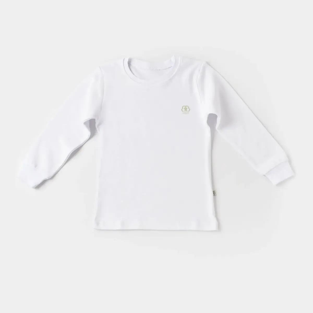 Bibaby Organik Sweatshirt Little Basic Beyaz Bibaby Organik Sweatshirt Little Basic Beyaz