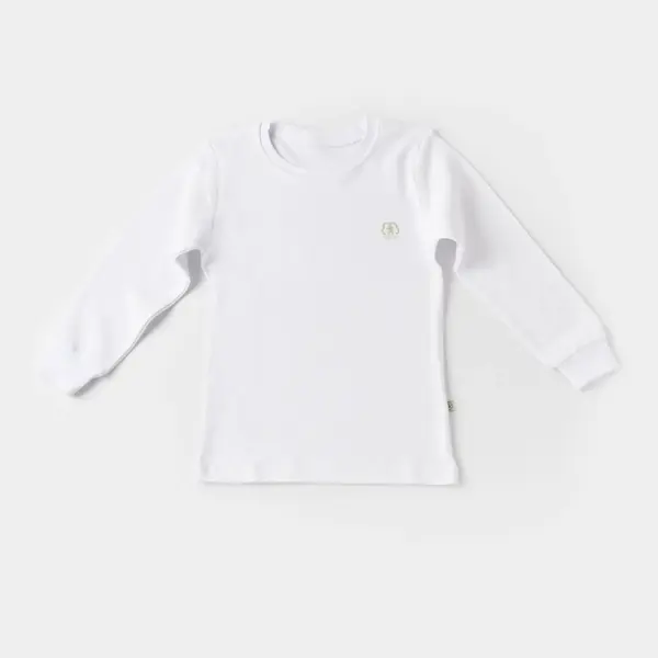 Bibaby Organik Sweatshirt Little Basic Beyaz