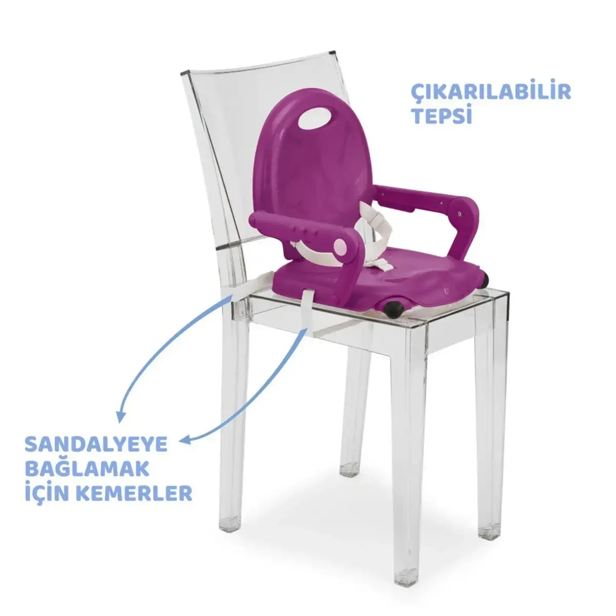 Chicco Pocket Snack Portatif Mama Sandalyesi Violetta