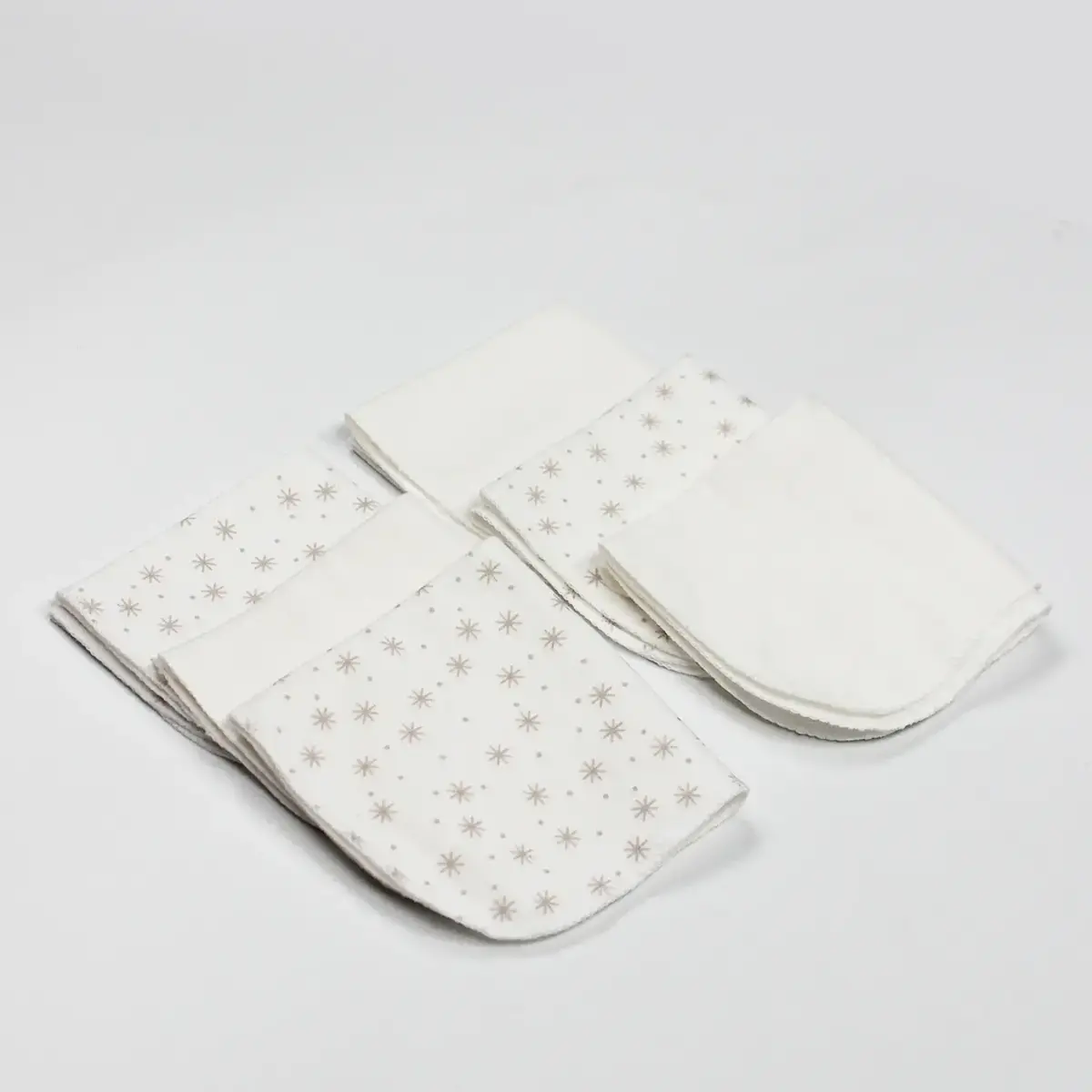 Bistyle Organik Mendil 6lı Stars Kutulu 20x20cm Bej