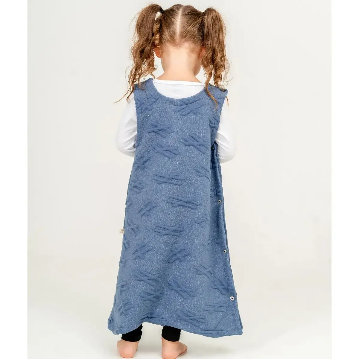 Moi Noi Uyku Tulumu Çıtçıtlı Mavi Alacalı