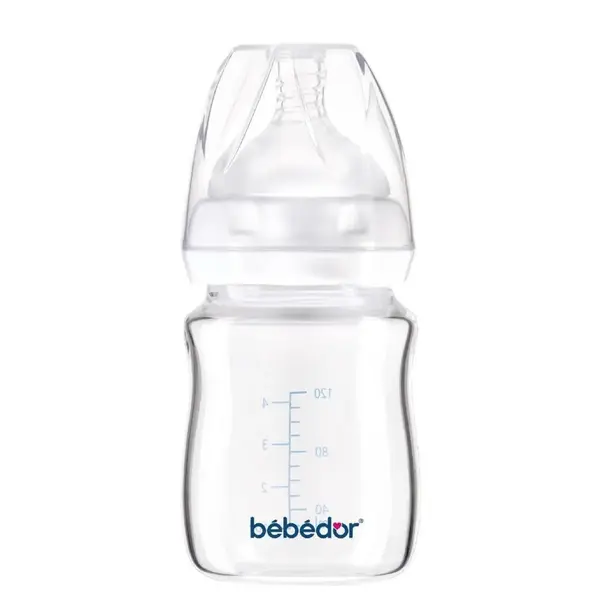 Bebedor Isıya Dirençli Cam Biberon 120 ml