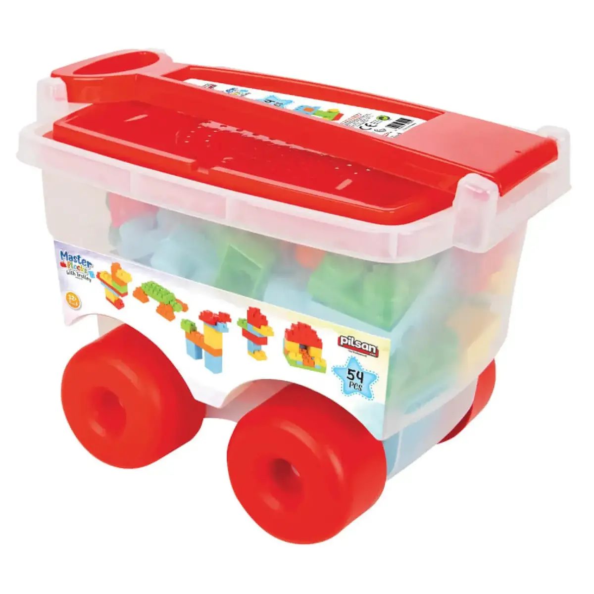 Pilsan Master Bloklu Trolley 54 Parça