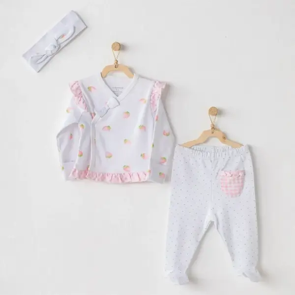 Andy Wawa Zıbın Takımı 3lü Watermelon & Strawberry Beyaz