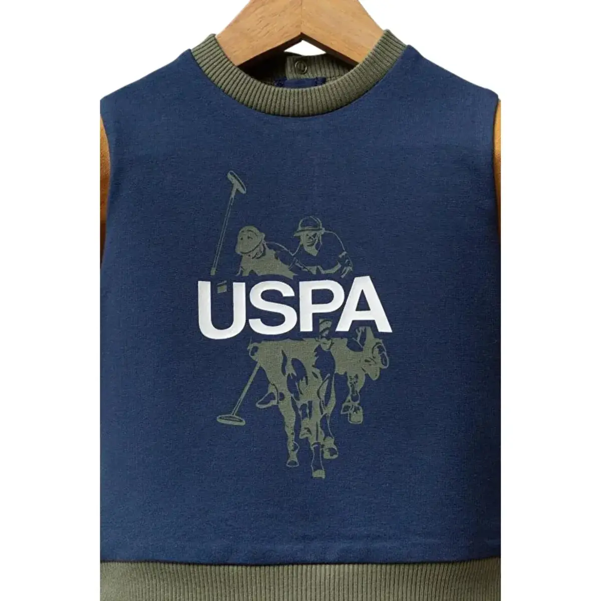 U.S. Polo 2li Takım Koyu İndigo Hardal