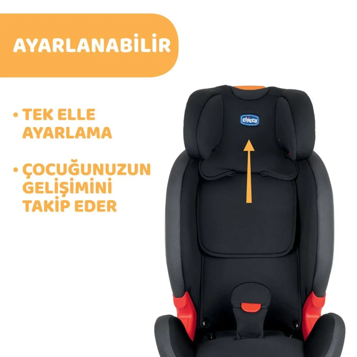 Chicco Youniverse Fix Oto Koltuğu 9-36 Kg Jet Black