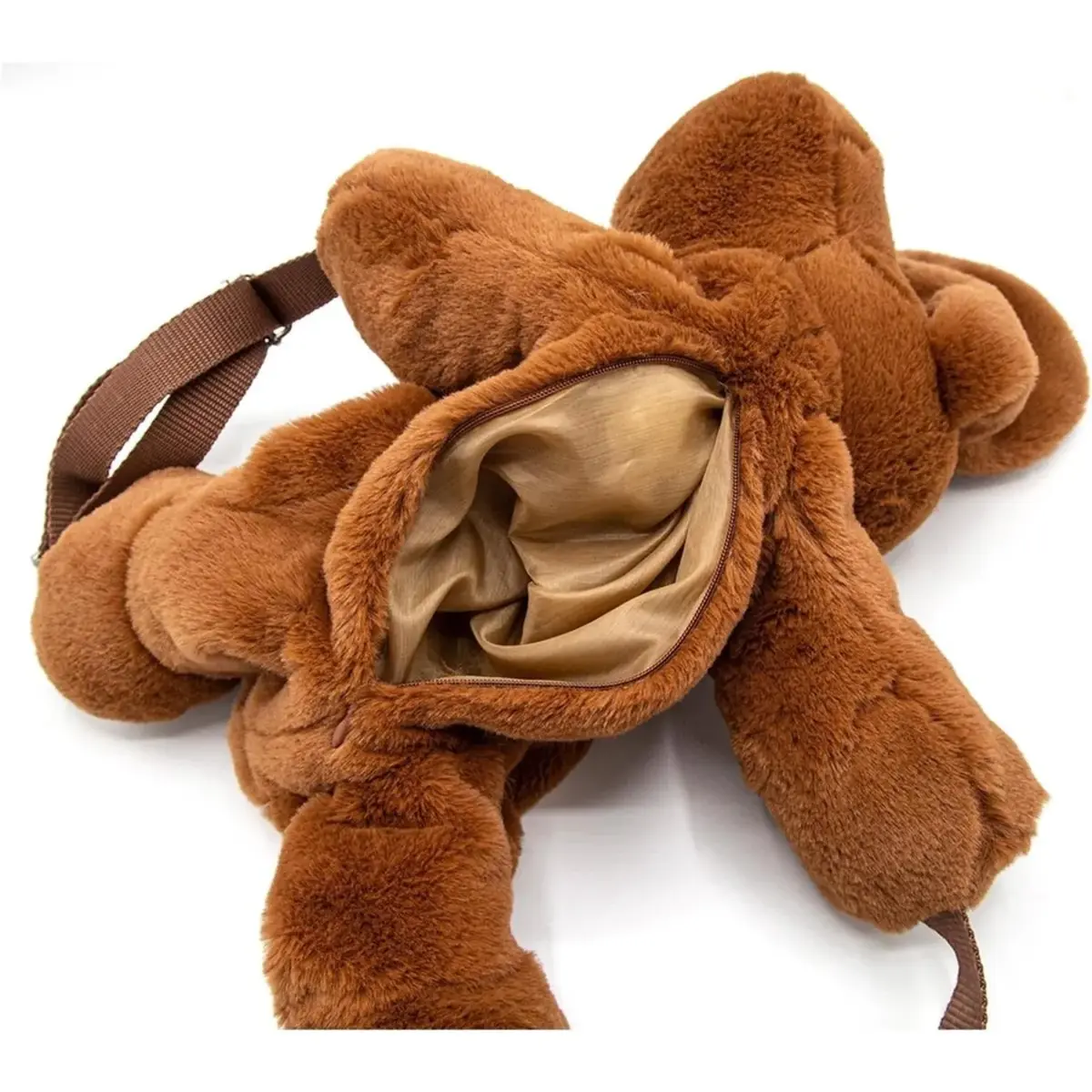 Babyjem Peluş Çanta Köpek Kahverengi 
