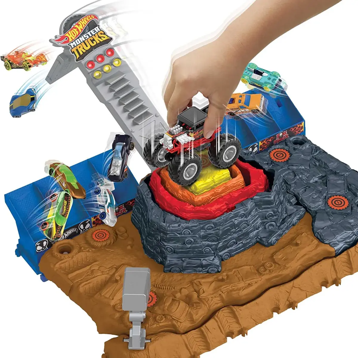 Hot Wheels Monster Trucks Muhteşem Çarpışma Arenası
