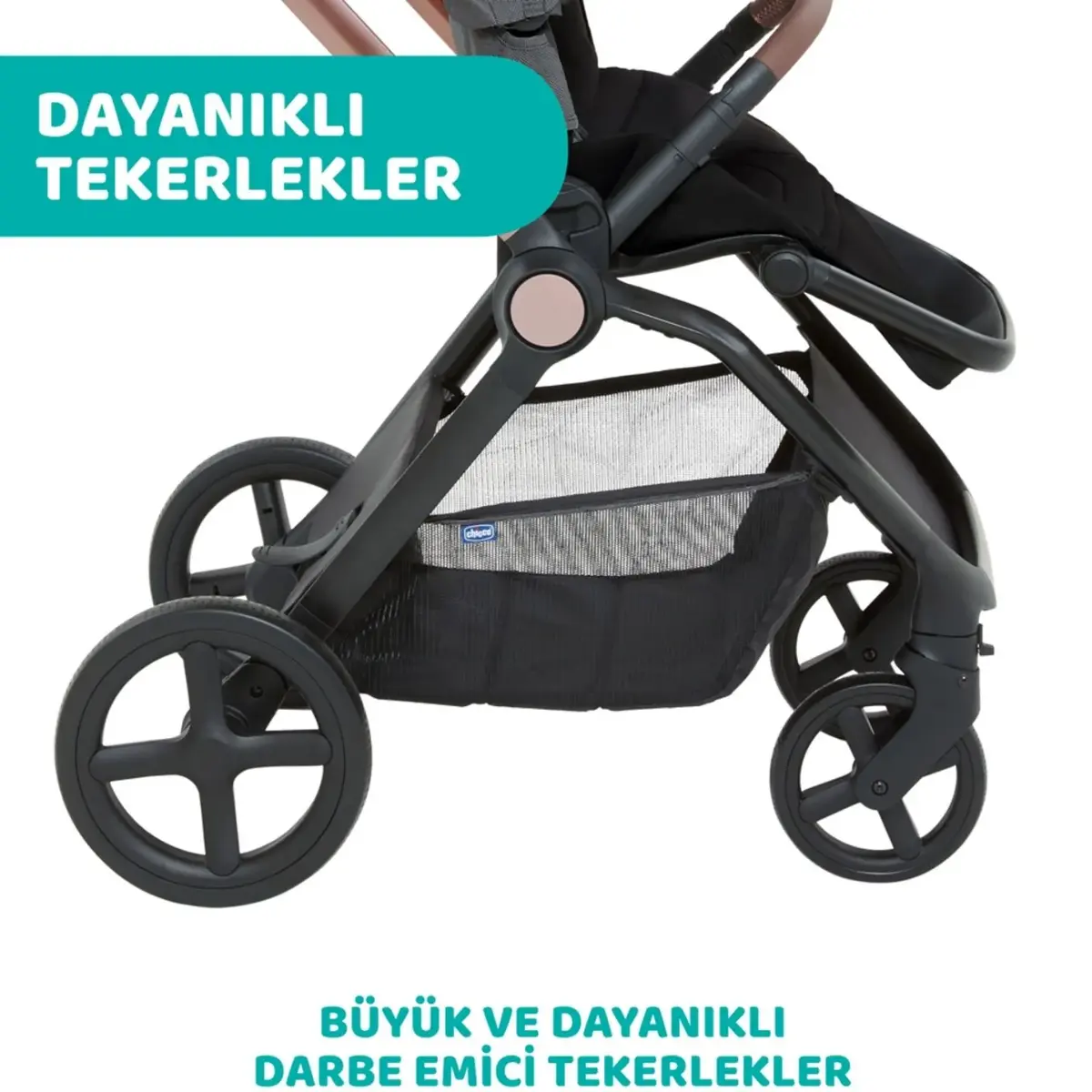 Chicco Mysa Çift Yönlü Bebek Arabası Black Satın