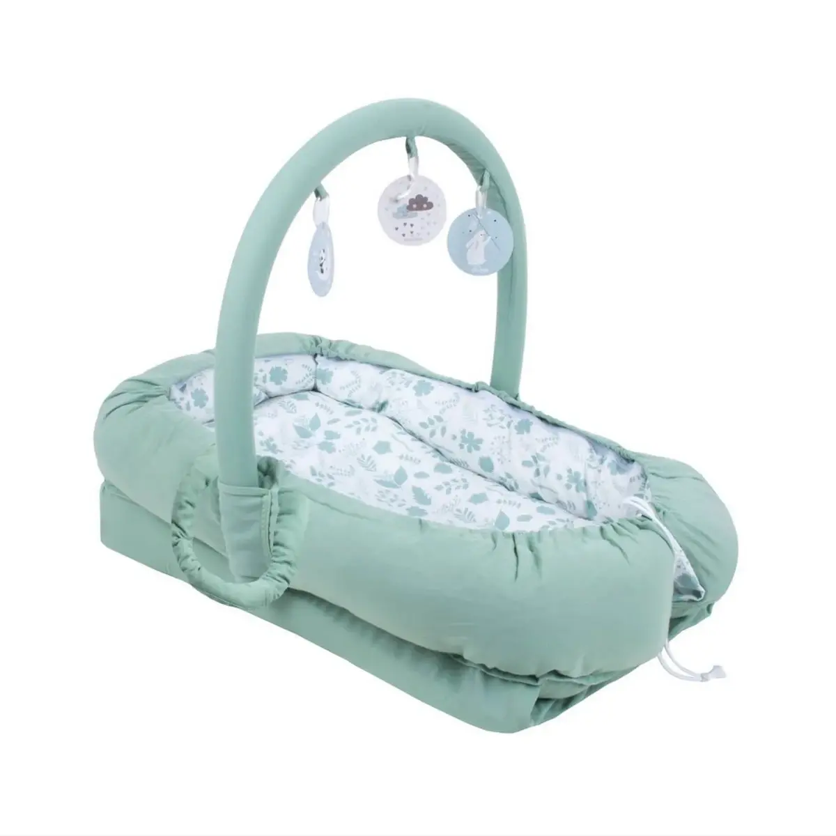 Sevi Bebe Çok Fonksiyonlu Anne Yanı Reflü Yatağı Yaprak Desenli Sevi Bebe Çok Fonksiyonlu Anne Yanı Reflü Yatağı Yaprak Desenli