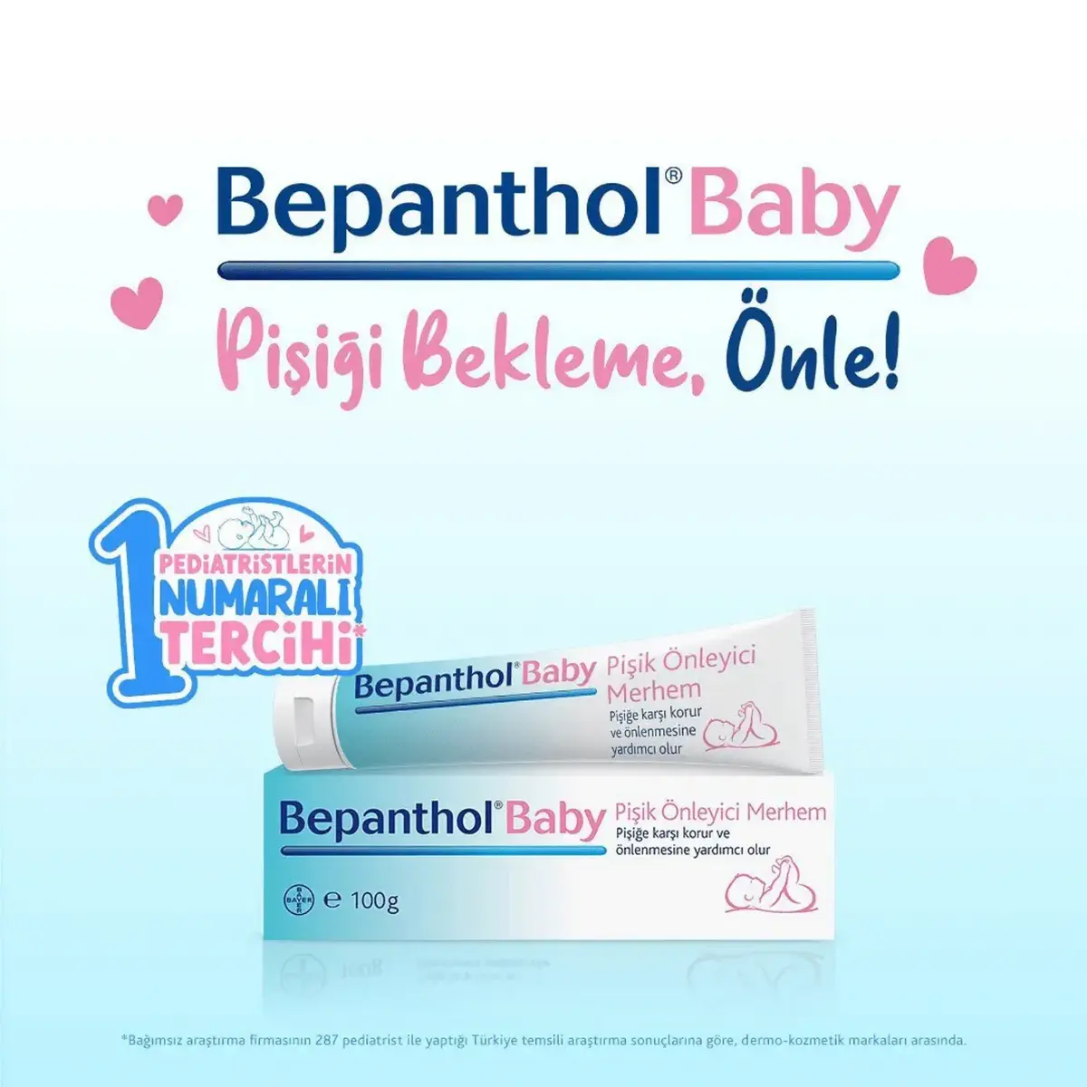 Bepanthol Baby Pişik Önlemeye Yardımcı Merhem 100 gr x 3 Adet
