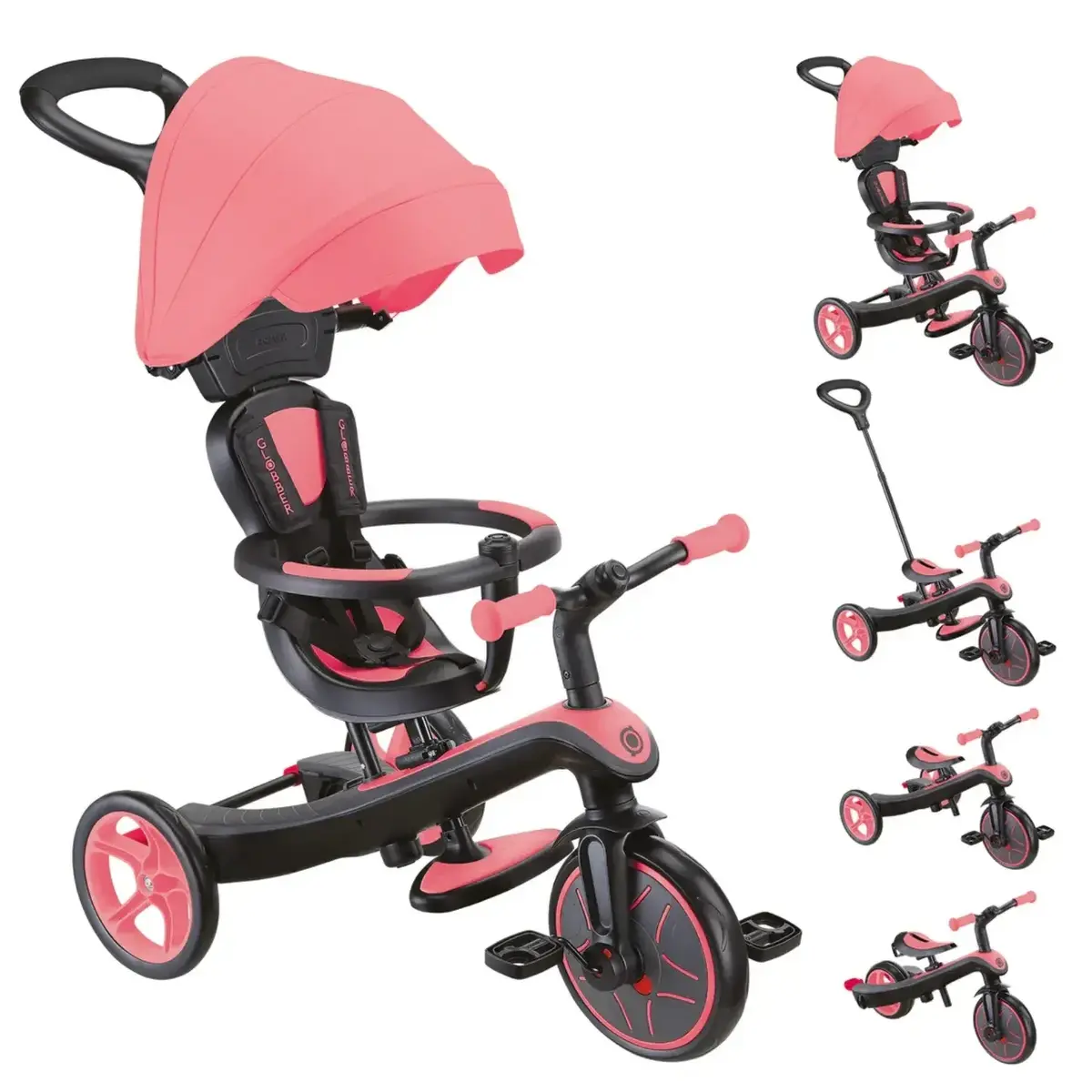 Globber Explorer 4in1 Bisiklet - Pembe