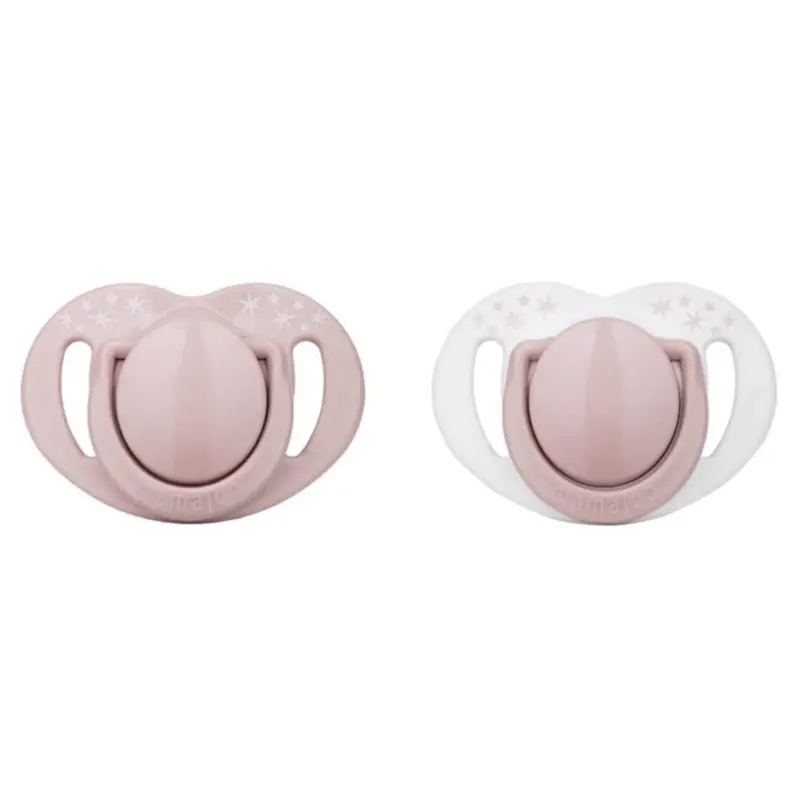 Mamajoo Silikon Emzik 2li & Sterilizasyon Saklama Kutusu 0+ Ay Powder Pink Mamajoo Silikon Emzik 2li & Sterilizasyon Saklama Kutusu 0+ Ay Powder Pink