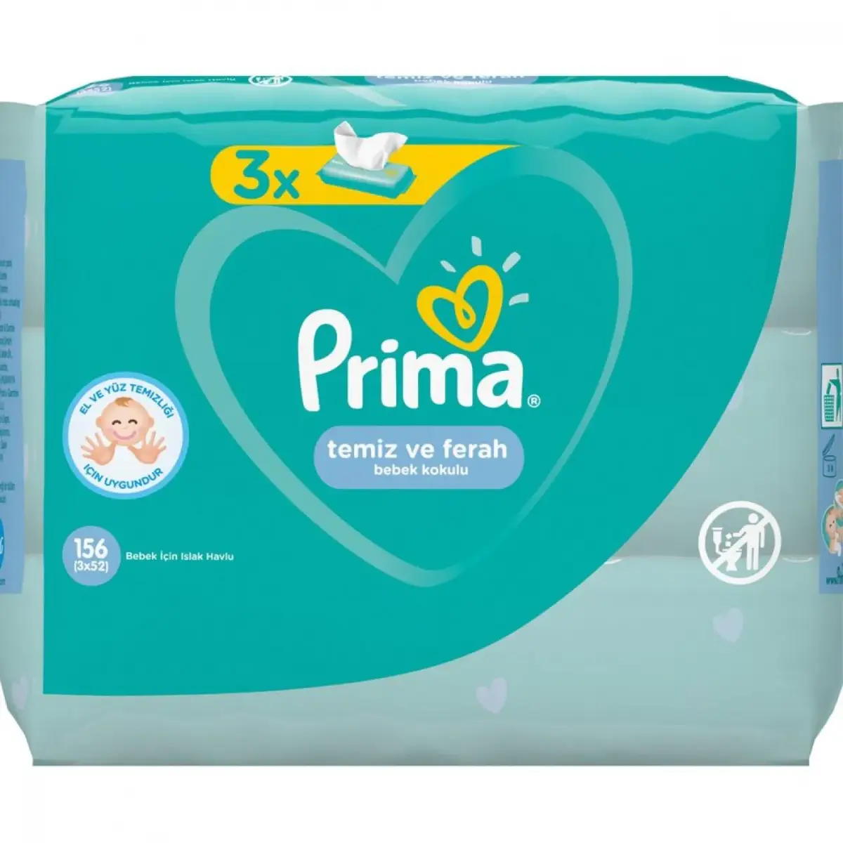 Prima Wipes Baby Fresh Islak Mendil 3x52li