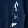 Winimo Sweatshirt Are We There Yet Baskılı Lacivert