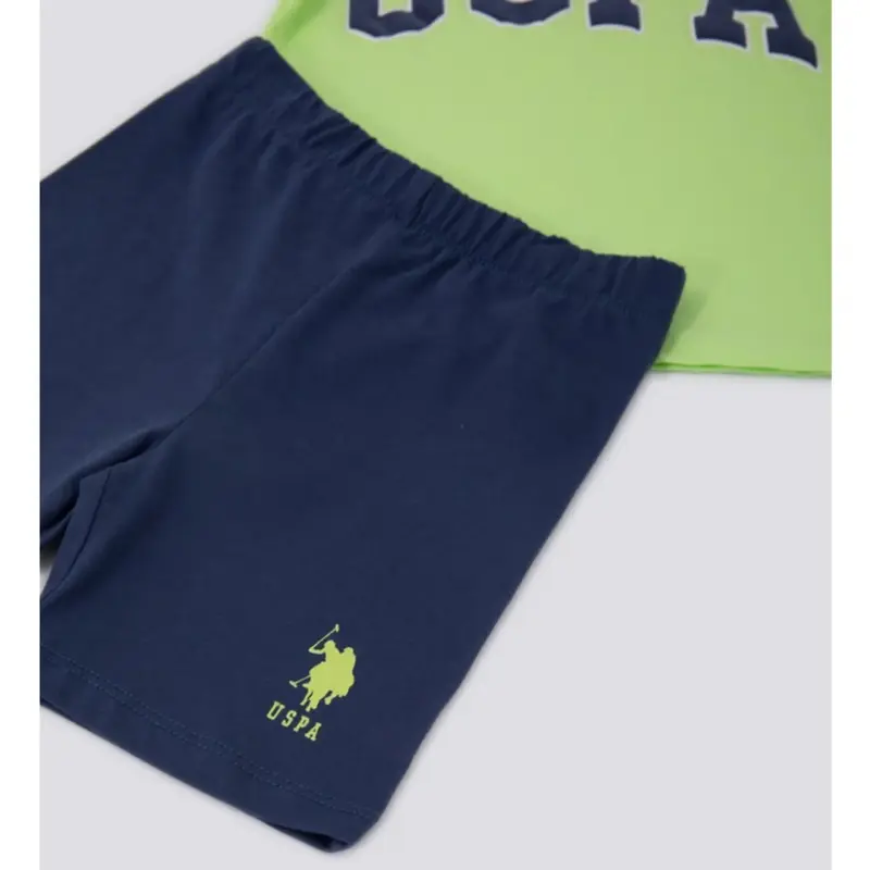 U.S. Polo 2li Takım T-Shirt Lime