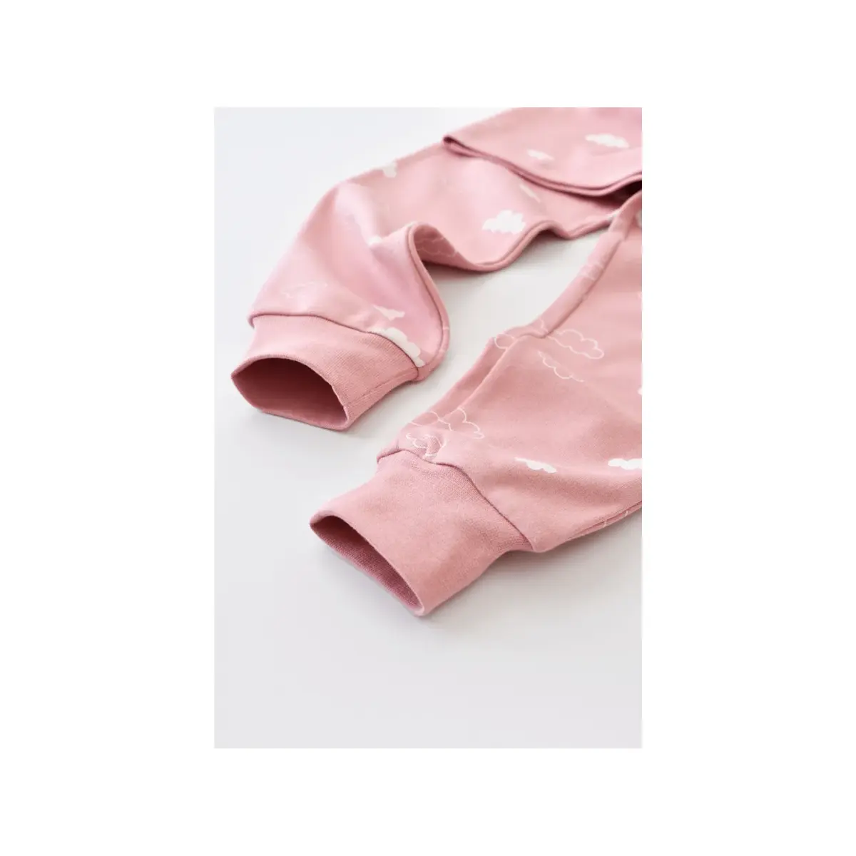 Bibaby Pijama Takımı Cute Cloudy Pembe