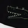 Hira T-Shirt Snap Baskılı Siyah