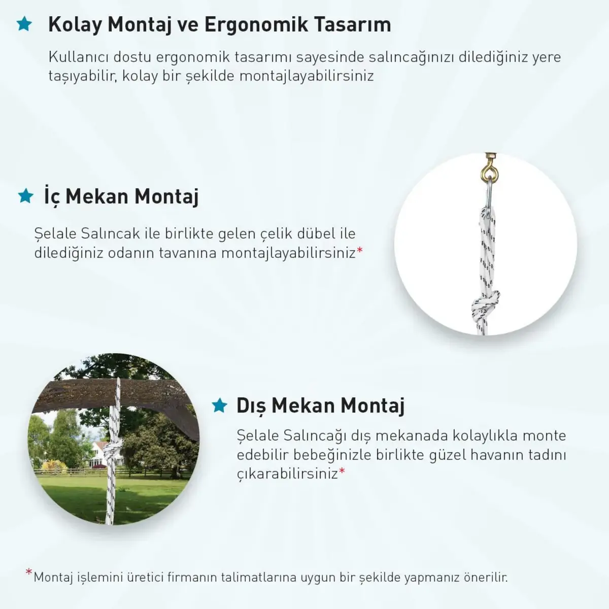 Holmen Şelale Salıncak Gold